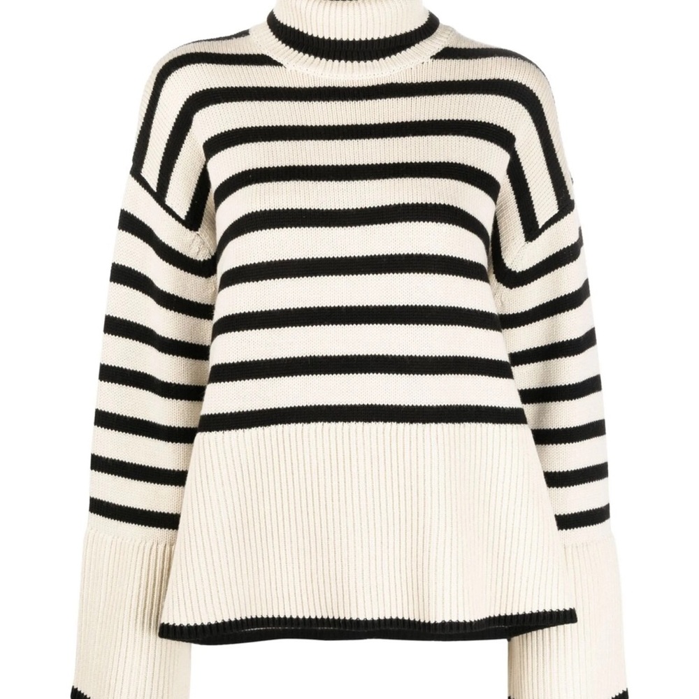 Toteme - Striped roll neck Sweater